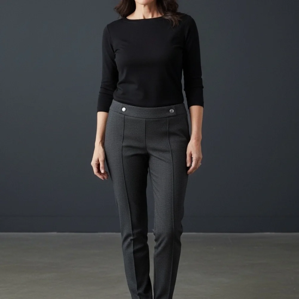 Rafaella Comfort Pull-On Slim Leg Pants – Size 8